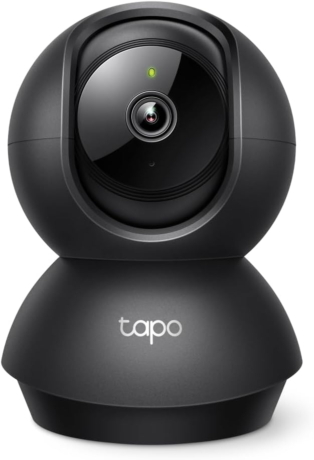 Tapo TP-Link 2K Pan/Tilt Indoor Security Camera for Baby Monitor, Pet Camera | Motion Detection & Tracking | 2-Way Audio | Cloud & SD Card Storage | Works w/Alexa & Google Home | Black C211-Mewly Pet