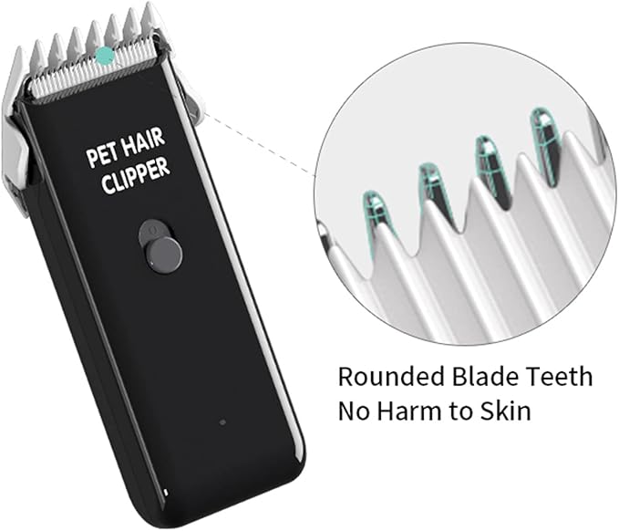 Dog Cat Home Hair Waterproof Clipper Portable Electric USB Rechargeable Pet Grooming Tools Low Noise Shaver Cordless Trimmer for Small and Large Pets-Mewly Pet