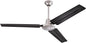Westinghouse 7800300 Jax Ceiling Fan, 56-Inch, Brushed Nickel Black Blades