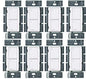 Lutron Caseta Original Smart Light Switch (Lutron Smart Hub Required), for Home, LED Lights, and Fans, 6 Amp, Single-Pole/3-Way, Neutral Required, PD-6ANS-WH, White (8-Pack)