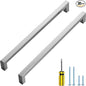 Ravinte 30 Pack Brushed Nickel Kitchen Cabinet Handles 10 Inch Cabinet Pulls Square Kitchen Hardware for Cabinet Drawer Pulls Drawer Handles Come with Screwdriver