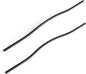 Goo-Ki Low Profile Matte Black Cabinet Pulls, Double Hole Centers (17.6''/18.9'') Zinc Alloy Handle for Drawer Cupboard Wardrobe,6 Packed