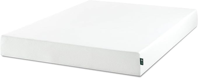 ZINUS 8 Inch Short Queen Green Tea Memory Foam Mattress [New Version], Fiberglass free, Medium Firm Feel, Zoned Pressure Relief, Certified Safe Foams & Fabric, Mattress in A Box