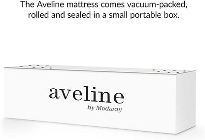 Modway Aveline Gel Infused Memory Mattress with CertiPUR-US Certified Foam, Queen, White