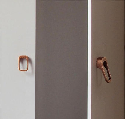Goo-Ki Antique Copper Cabinet Pulls with 0.6'' (16MM) Hole Centers,Retro Zinc Alloy Drawer Pulls for Drawer,Wardrobe,Cupboard,6 Pack…