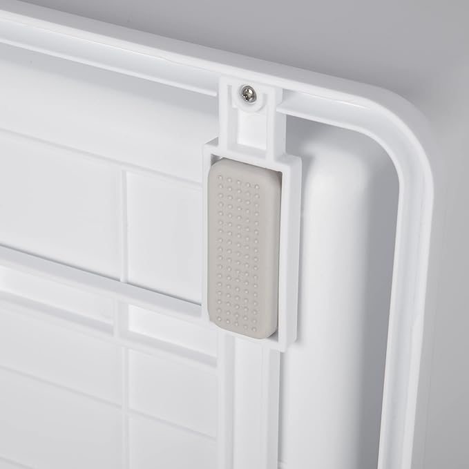 PawHut Fully Enclosed Litter Box with Scoop, Hooded Litter House with Drawer Tray, Foldable Smell Proof Cat Potty with Front Entry, Top Exit, Portable Pet Toilet with Large Space, Green-Mewly Pet