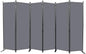 Room Divider 6FT Portable Room Dividers and Folding Privacy Screens, 132'' W Fabric Divider for Room Separation, 6 Panel Partition Room Dividers Freestanding Wall Divider Screen for Dorm Studio Office