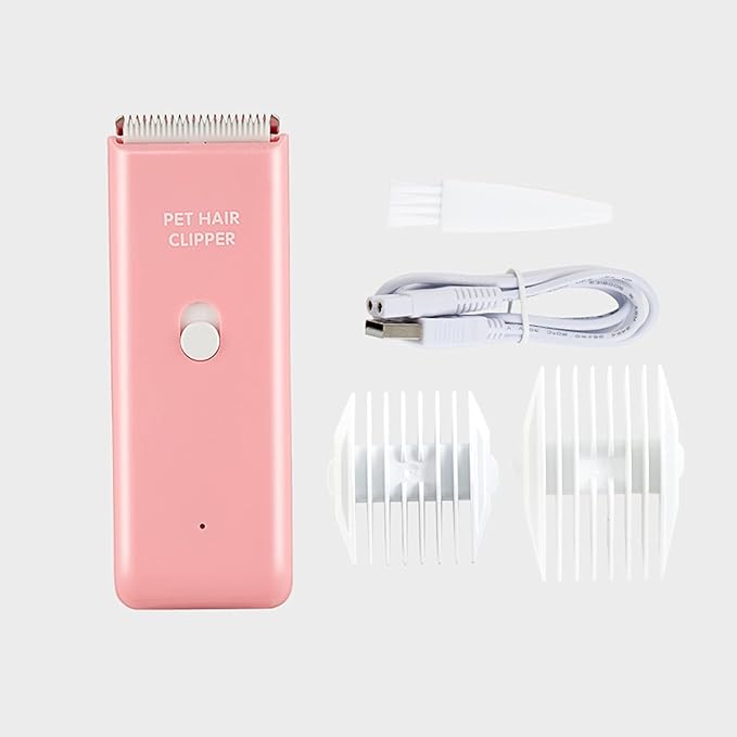 Dog Cat Home Hair Waterproof Clipper Portable Electric USB Rechargeable Pet Grooming Tools Low Noise Shaver Cordless Trimmer for Small and Large Pets-Mewly Pet