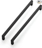 Ravinte 20 Pack 12-3/5 Inch Kitchen Square Cabinet Handles Matte Black Cabinet Pulls Black Drawer Pulls Kitchen Cabinet Hardware Kitchen Handles