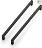 Ravinte 3 Pack 12-3/5 Inch Kitchen Square Cabinet Handles Matte Black Pulls Black Drawer Pulls Kitchen Cabinet Hardware Handles