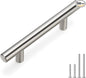 homdiy 500 Pack 3in Cabinet Pulls Brushed Nickel Cabinet Handles Stainless Steel Kitchen Cupboard Handles Cabinet Handles 5" Length, 3" Hole Center