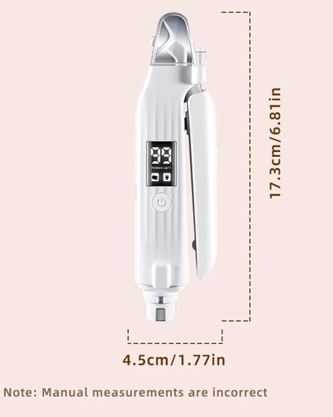 2-in-1 Dog Nail Trimmers & Dog Nail Grinder with 2 LED Lights, USB Rechargeable, Cat Nail Clipper with Splash Guard, and Multiple Grinding Methods for Small, Medium, and Large Dogs & Cats-Mewly Pet