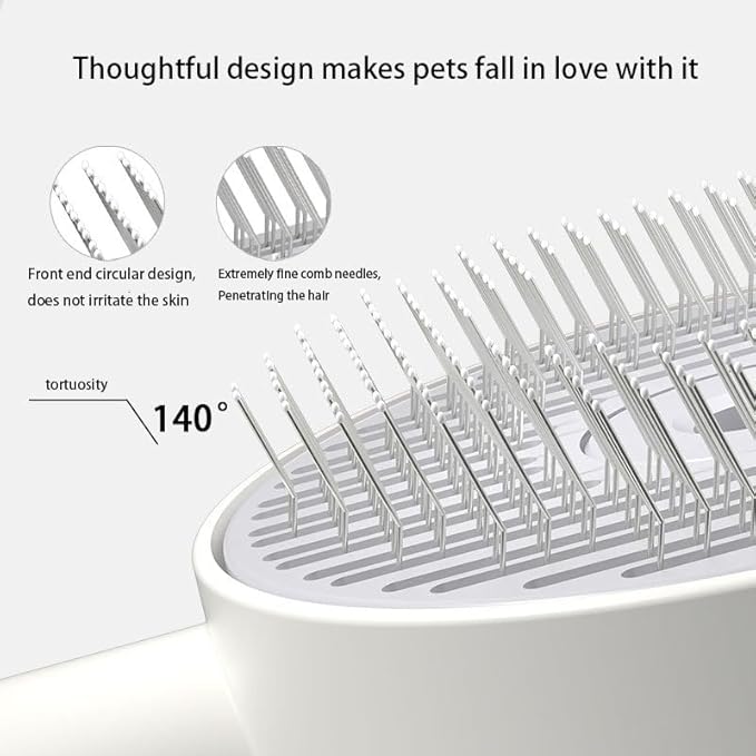Cat Steam Brush， 3 In 1 Cat Brush，Quickly Clean Your Pet's Fur，Anti-Static Pet Spray Hair Removal Comb，Suitable for pets such as cats, dogs, rabbits, etc.-Mewly Pet