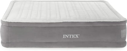 Intex Comfort Plush Elevated Dura-Beam Airbed with Built-in Electric Pump
