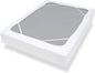 Twin Size Box Spring Cover with Smooth and Elastic Woven Material, Alternates for Bed Skirt, Wrinkle & Fading Resistant, Washable, Dustproof, White