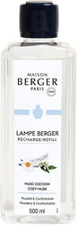 Maison Berger - Cosy Musk - Lampe Berger Fragrance Refill Oil for Home Diffusers - Luxury Air Freshener with Orange Blossom, Chamomile & White Musk Notes - 16.9 Fl Oz (500ml)