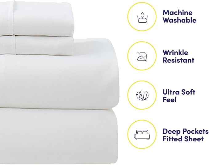 Twin Comforter Set with Sheets - 5-Piece Bedding Collection - 1 Comforter, 1 Fitted Sheet, 1 Flat, 2 Pillowcases - Deep Pocket - Soft & Premium Quality - Ideal for All Seasons, Checkered Box