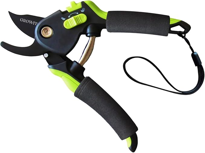 Soft Grip Pruning Shears for Weak & Arthritic Hands – Easy-Cut Garden Clippers with Comfort Handle Design-Mewly Pet