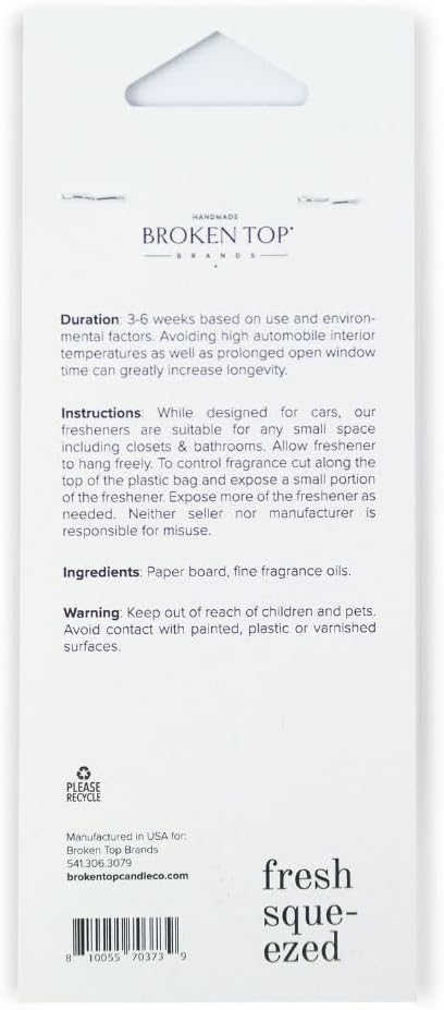 Fresh Squeezed Car Air Freshener - 4 Pack-Mewly Pet