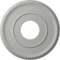12 1/2"OD x 3 7/8"ID x 3/4"P Bradford Ceiling Medallion (Fits Canopies up to 6 5/8"), Hand-Painted Frost