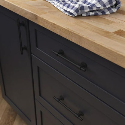 Franklin Brass Adjusta-Pull (5-Pack) Adjustable Drawer Pulls | Fits 1-3/8 to 6-5/16 Inch Hole Centers | Matte Black Cabinet Handles| Francisco P44365-FB-B