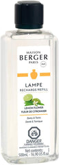 MAISON BERGER - Lemon Flower - Lampe Berger Fragrance Refill for Home Fragrance Oil Diffuser - 16.9 Fluid Ounces - 500 milliliters