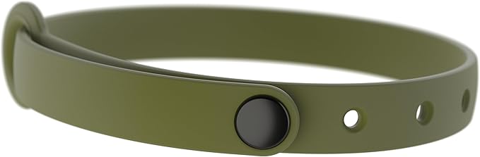 Breakaway Cat Collar - Soft, Comfortable, and Lightweight Safety Buckle Collar with Name Tag Ring for Outdoor Cats and Sensitive Skin Kittens by Nuvuq (6 ⅞" to 10 ¼", Green)-Mewly Pet