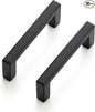 Ravinte 30 Pack Matte Black Cabinet Pulls, 2-1/2 Inch (64mm) Hole Center Slim Kitchen Handles, Square Drawer Pulls for Cabinets & Cupboards, Hardware