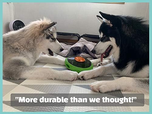 SmellyUFO Durable Interactive Treat Dispensing Puzzle/Enrichment Toy for Dogs - Mind Stimulating Food Game/Slow Feeder/Wobble Toy - from Small Puppies to Large Dogs-Mewly Pet