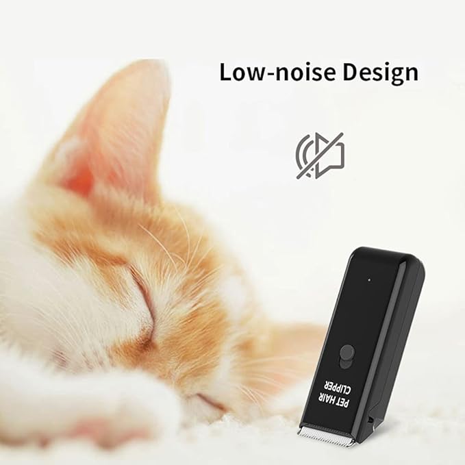 Dog Clippers,Quiet Washable USB Rechargeable Cordless Dog Grooming Kit,Electric Pets Hair Trimmers Shaver Shears for Dogs and Cats Black-Mewly Pet