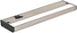 LED Under Cabinet Lighting Hardwired - 3CCT 12 Inch Satin Finish - Undercabinet Lights for Kitchen - Linkable Undercounter Dimmable Plug in Light or Hard Wired - Under Counter Fixture Direct Wire