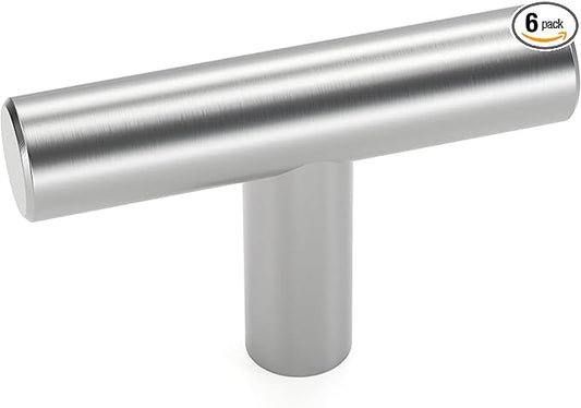 LONTAN Cabinet Knobs Brushed Nickel Bathroom Cabinet Knobs