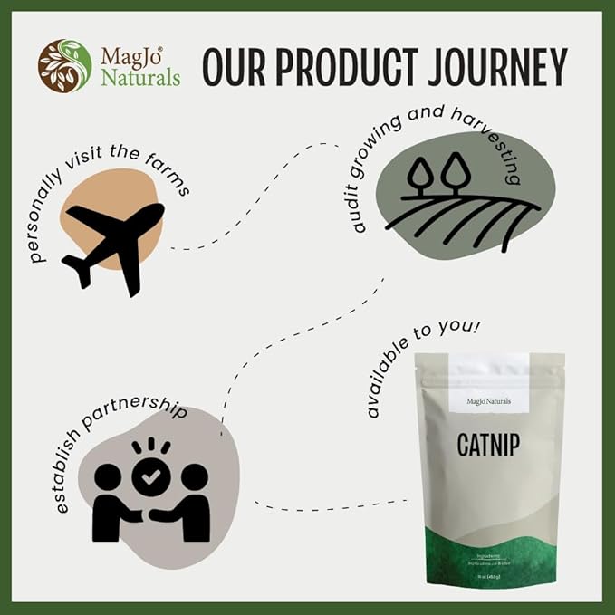 MagJo Naturals Farm Direct Catnip | Freshest Available | Bulk Bag (Half Pound)-Mewly Pet