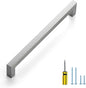 Ravinte 1 Pack Brushed Nickel Kitchen Cabinet Handles 7-1/2 Inch Cabinet Pulls Square Kitchen Hardware for Cabinet Drawer Pulls Drawer Handles Come with Screwdriver