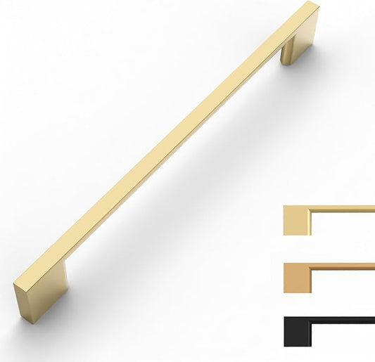 10 Pack Gold Cabinet Pulls 7.5 Inch Cabinet Handles Kitchen Cabinet Hardware Kitchen Handles for Cabinets Gold Drawer Pulls Kitchen Pulls
