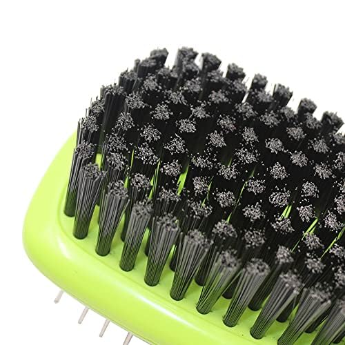 H&H Pets 2-in-1 Grooming Brush for Dogs & Cats - Pin Slicker and Bristle Brush Combo, Perfect for Pet Hair Grooming-Mewly Pet