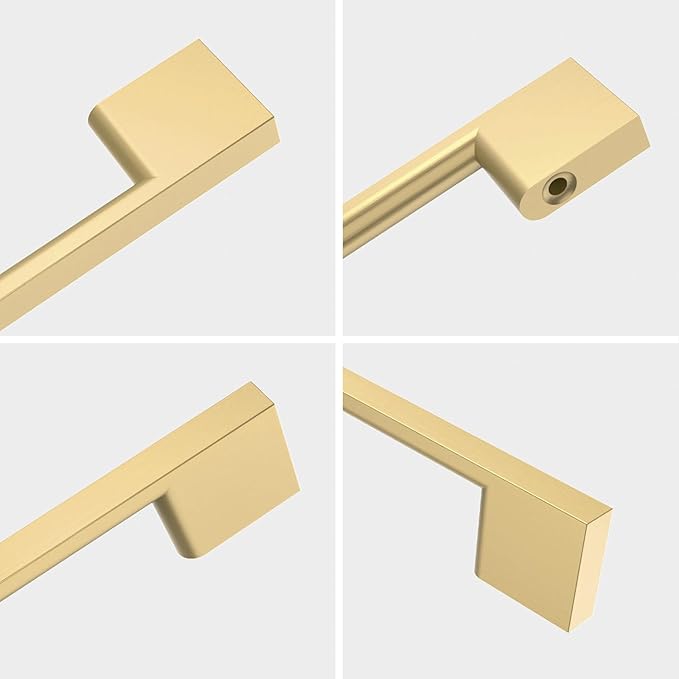 10 Pack Gold Cabinet Pulls 7.5 Inch Cabinet Handles Kitchen Cabinet Hardware Kitchen Handles for Cabinets Gold Drawer Pulls Kitchen Pulls