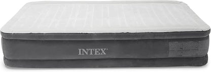 Intex Comfort Dura-Beam Airbed Internal Electric Pump Bed Height Elevated (2020 Model)
