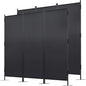 JAXPETY 2PCS Room Divider Panel 6ft Tall Privacy Screen for Room Separation, Folding and Portable Office Wall Dividers 88" W x 73" H