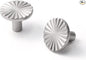 10 Pack Brushed Nickel Cabinet Knobs Satin Nickel Flat Drawer Pulls Kitchen Cupboard Bathroom Dresser Cabinet Hardware Handles Zinc Alloy