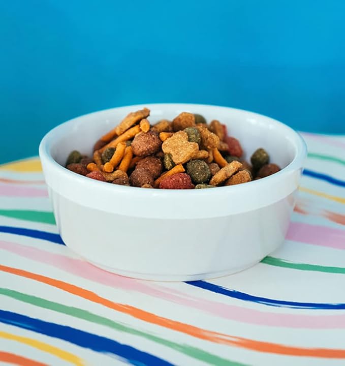 Waggo Dipper Ceramic Dog Bowl for Small and Large Breeds - Heavyweight and Durable Pet Food and Water Dish Crock, Dishwasher Safe, Modern (Mint, Large)-Mewly Pet