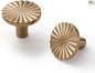 10 Pack Champagne Bronze Cabinet Knobs Flat Drawer Pulls Kitchen Cupboard Bathroom Dresser Cabinet Hardware Handles Zinc Alloy