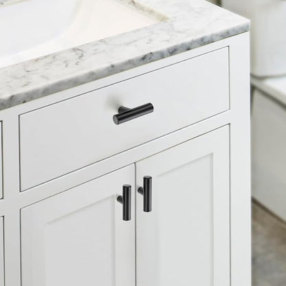 JOY DECOR 30 Pack Cabinet Knobs, Black Cabinet Handles, 2in Kitchen Cabient Knobs, Single Hole Drawer Knobs for Dresser Drawers