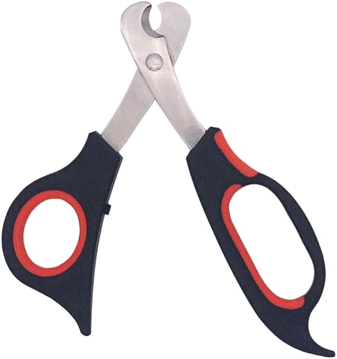 Professional Cat Nail Clippers Trimmer Scissors for Small Breeds, Puppies, Rabbits, and More, Safe Sharp Stainless Steel Blades, Non-Slip Big Handles, Easy at Home Grooming-Mewly Pet