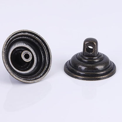 2PCS Retro Dresser Drawer Drop Bail Pulls Handles Classic Metal Swing Handles Hole Centers for Kitchen Bedroom Decoration (Brass)