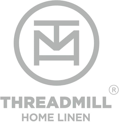 Threadmill Twin Bed-Sheets - 800 Thread Count Jacquard Celine Dark Grey, 100% Natural Cotton 3 Piece Striped Bed Set, Extra Long Staple Cotton, Comfy Damask Sheets with Elasticized Deep Pocket