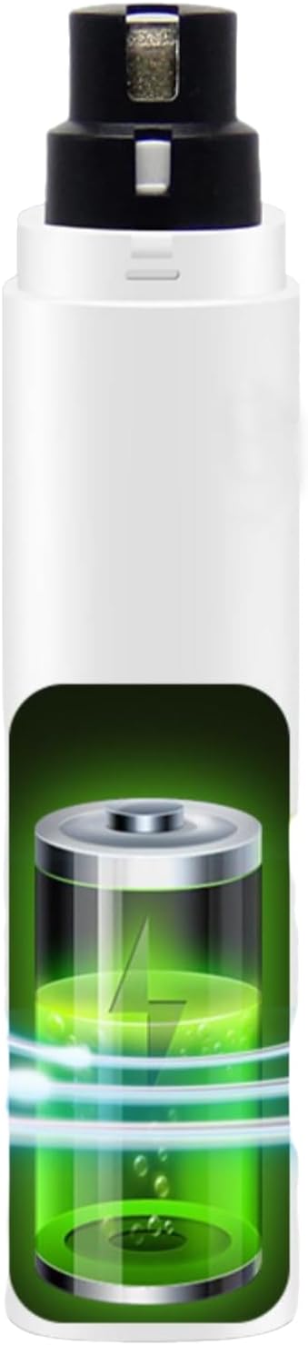 Quiet Rechargeable Pet Nail Grinder - Dog Nail Clippers and Grinder - with LED Lights and Quick Sensor, Diamond-Tip Dust Collector, Suitable for Large Dogs, Small Cats, and Rabbits (Pink)-Mewly Pet