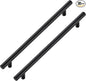 JOY DECOR 30 Pack Cabinet Handles, Black Cabinet Pulls, 8-3/4 in Hole Center Kitchen Hardware, Stainless Steel T Bar Handles for Dresser Drawers