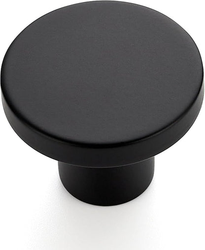 Ravinte 55 Pack Cabinet Knobs Black Kitchen Cabinet Knobs Round Dresser Drawer Pulls Closet Door Pulls 1-1/5 Inch