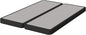 Nutan Inch Sturdy Box Spring for Mattress Support-Durable and Fully Assembled, Natural Wood Full, Gray, 4" Foundation